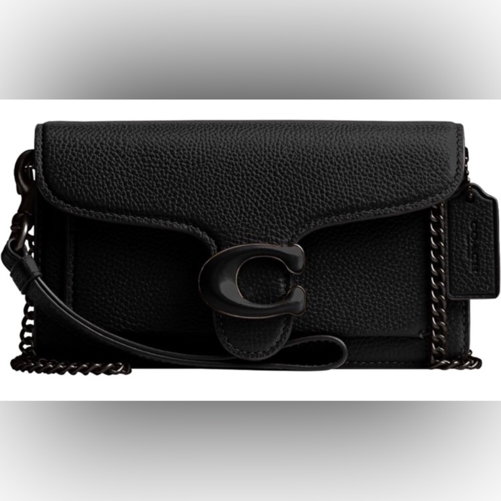Coach Black Tabby Wristlet